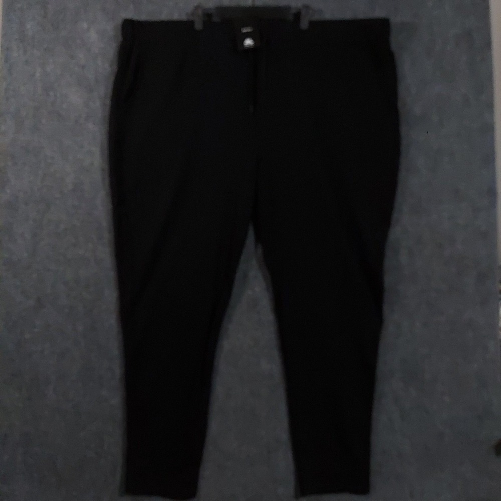 Winston Pants Mens 56x32‎ Black Cotton Stretch Joggers Casual Lounge Wear